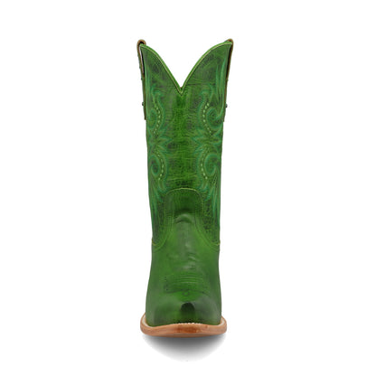 Black Star Western Boots Womens Paradise Snip Toe -Lime