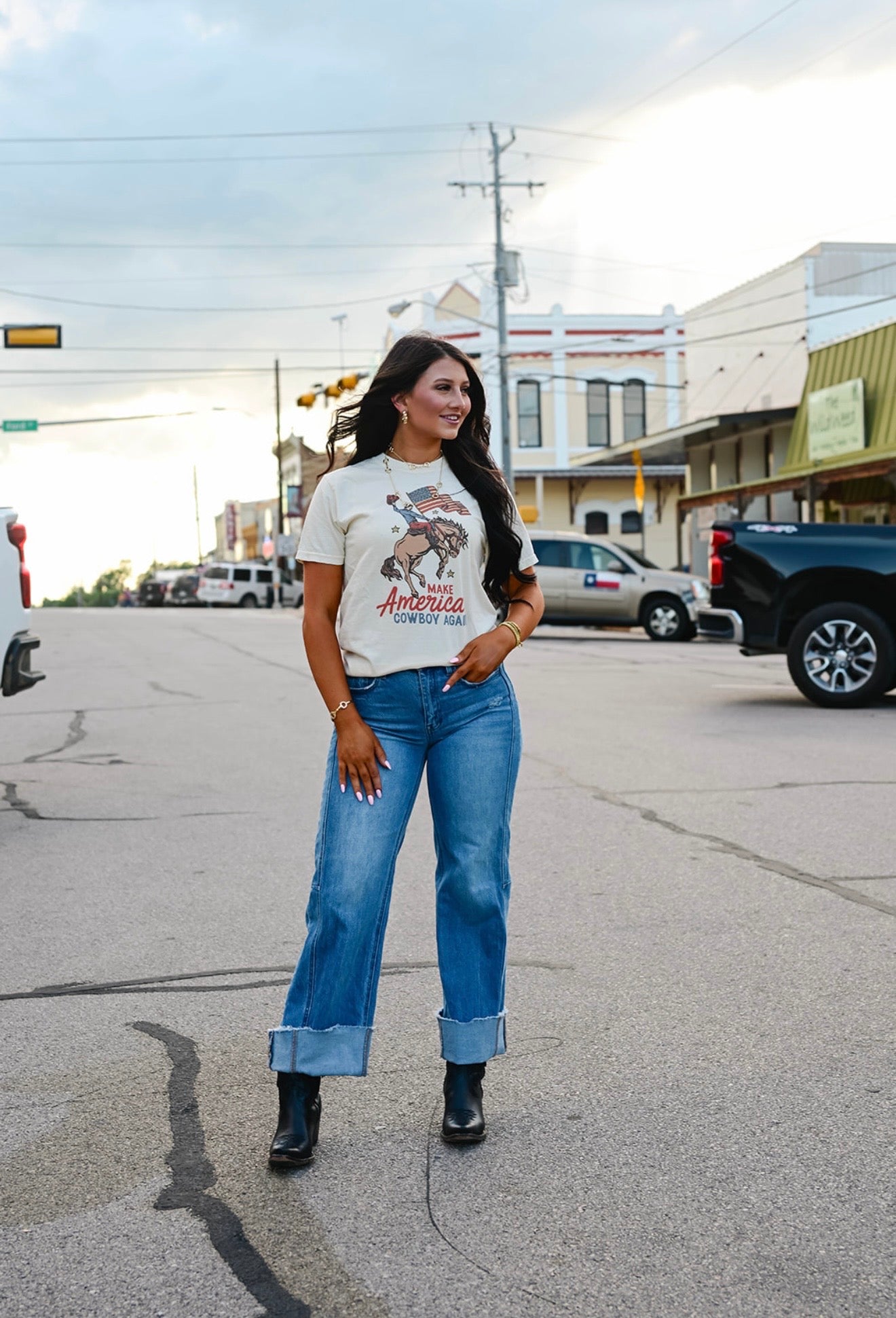 Make America Cowboy Again tee