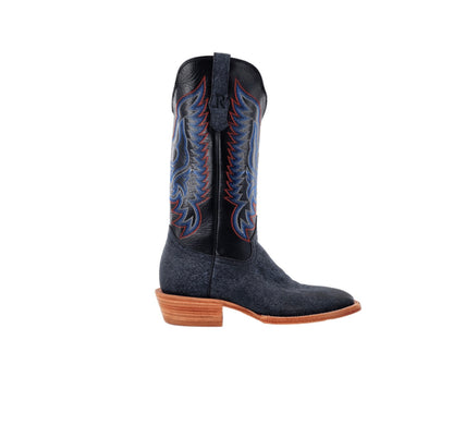 R. Watson blue Cape buffalo boots