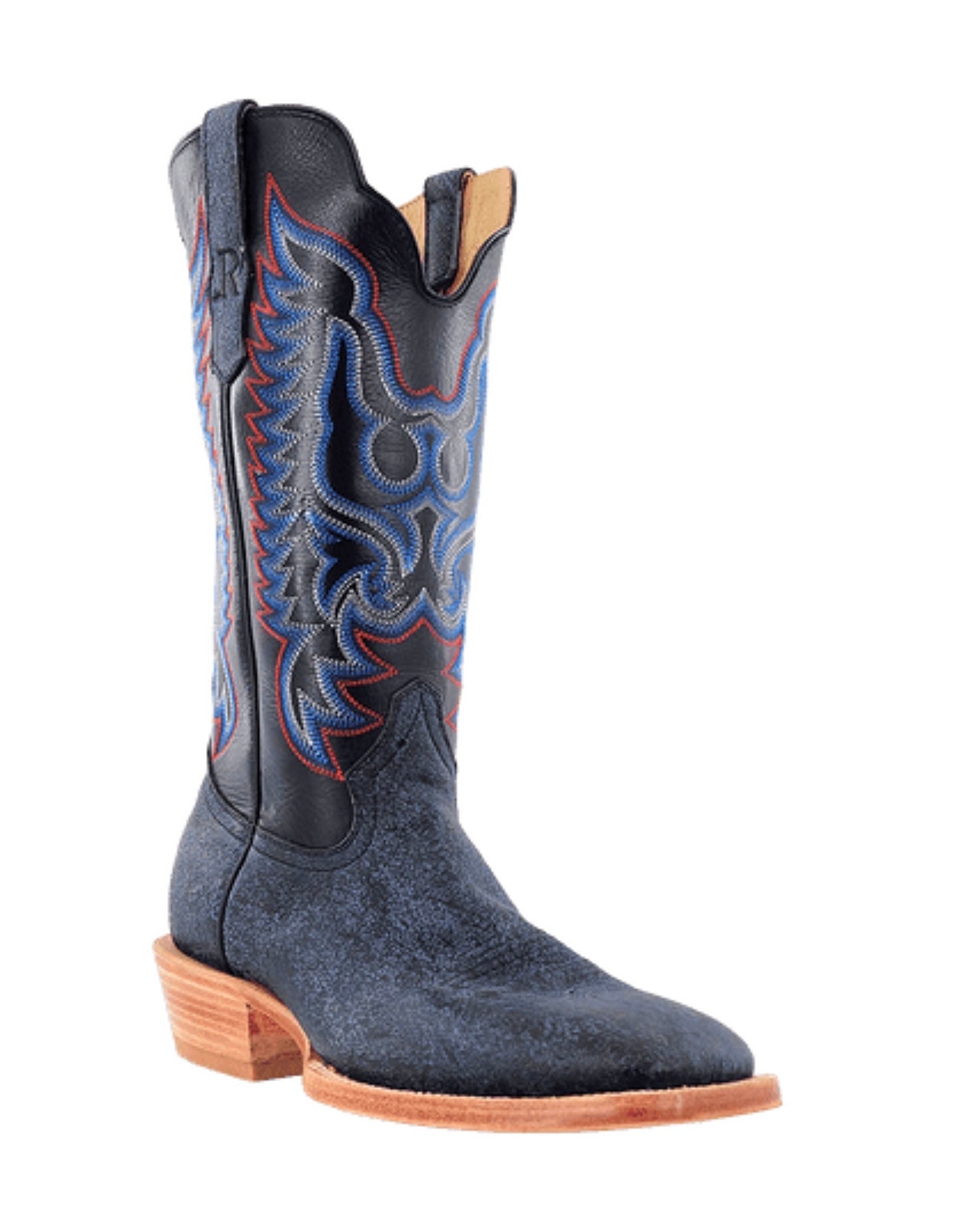 R. Watson blue Cape buffalo boots