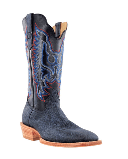 R. Watson blue Cape buffalo boots