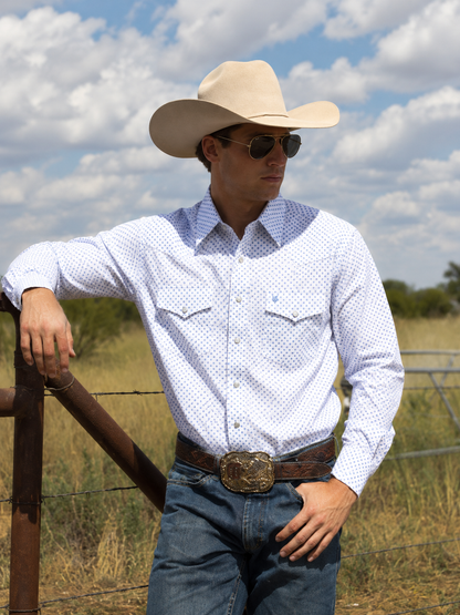 Silver Spur Print Stetson Long Sleeve