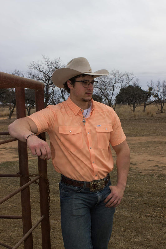 San Jac Striped hybrid button down