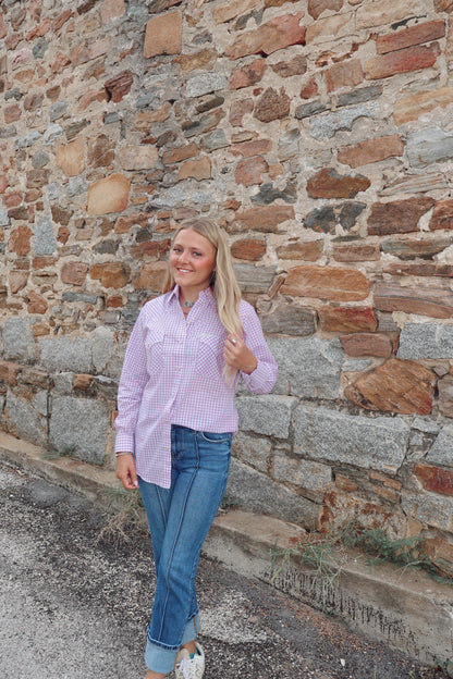 Ely ladies LS Snap Shirt