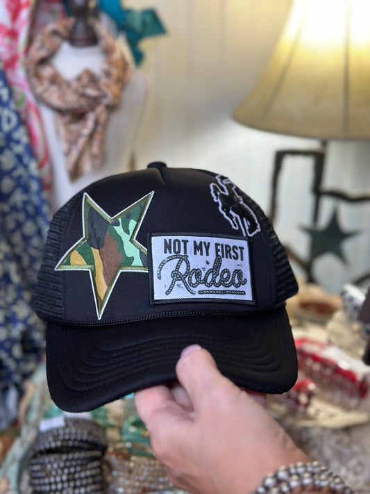 Not my first rodeo cap with camo star