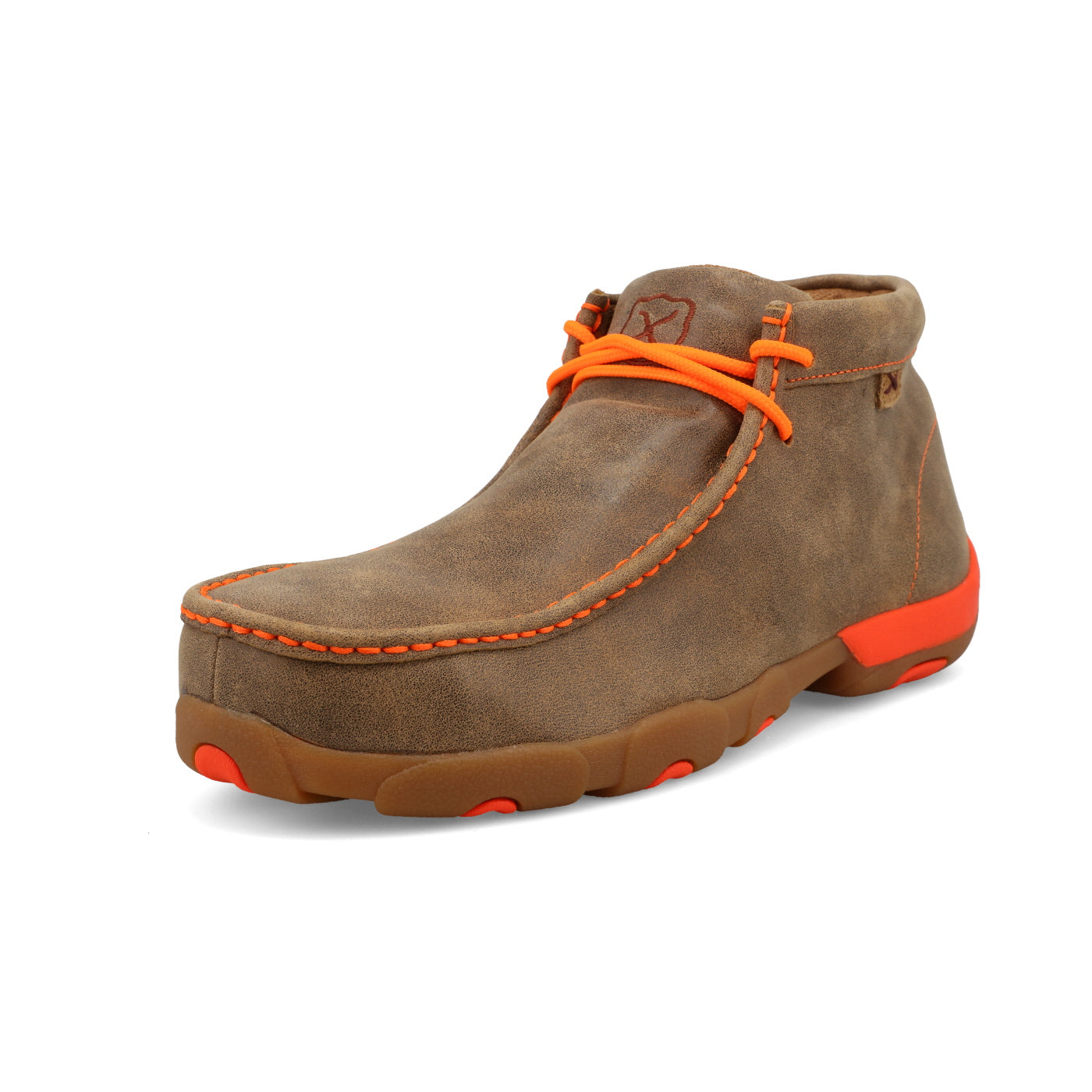 Work Chukka Driving Moc - Bomber/Neon Orange