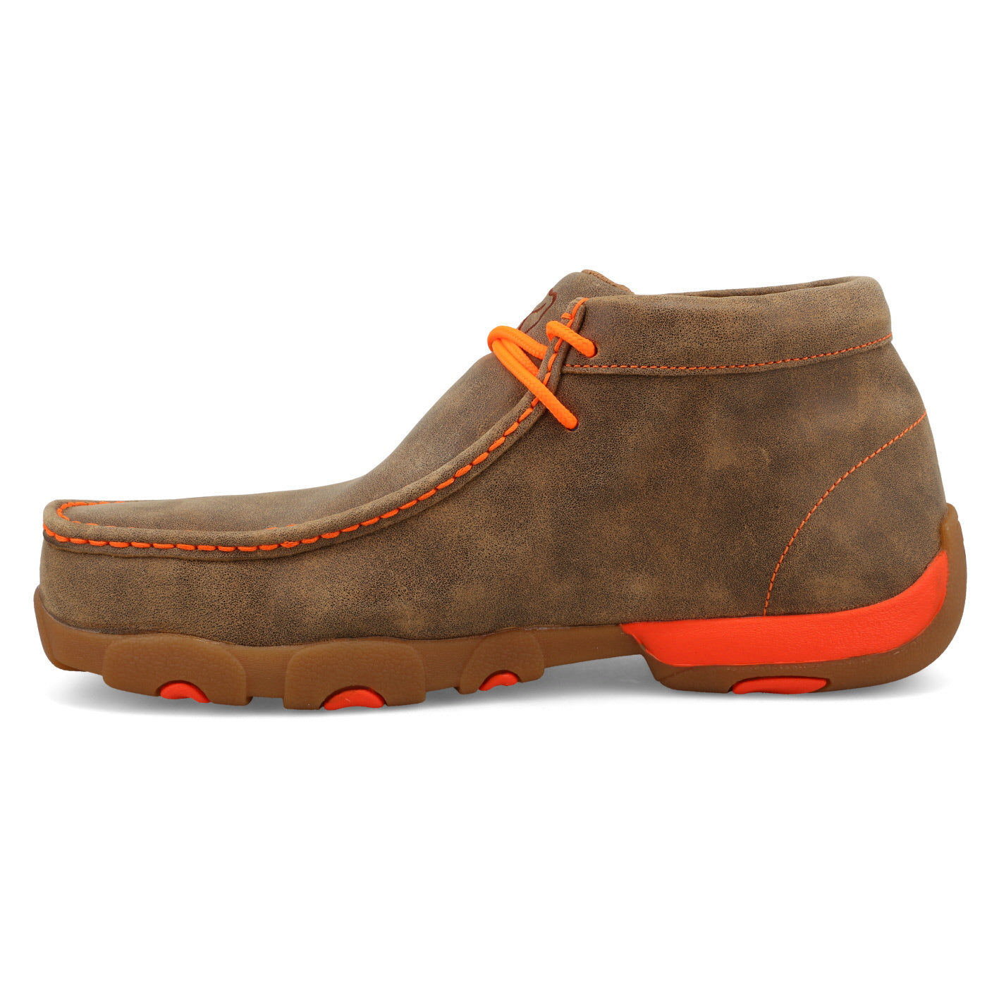Work Chukka Driving Moc - Bomber/Neon Orange