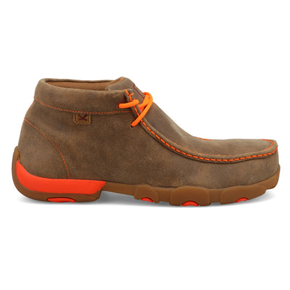 Work Chukka Driving Moc - Bomber/Neon Orange