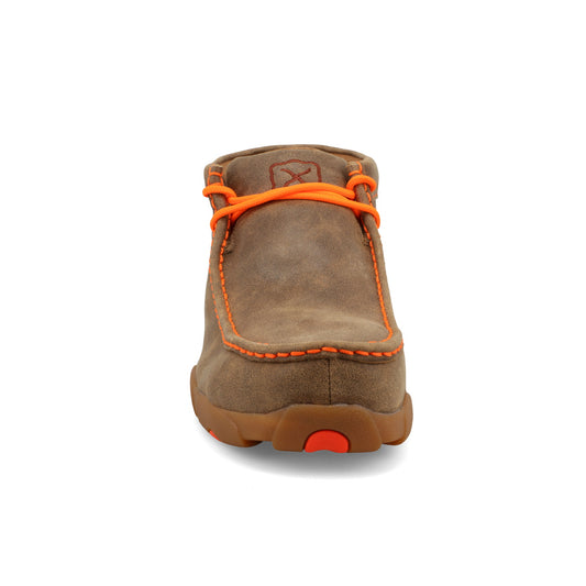 Work Chukka Driving Moc - Bomber/Neon Orange