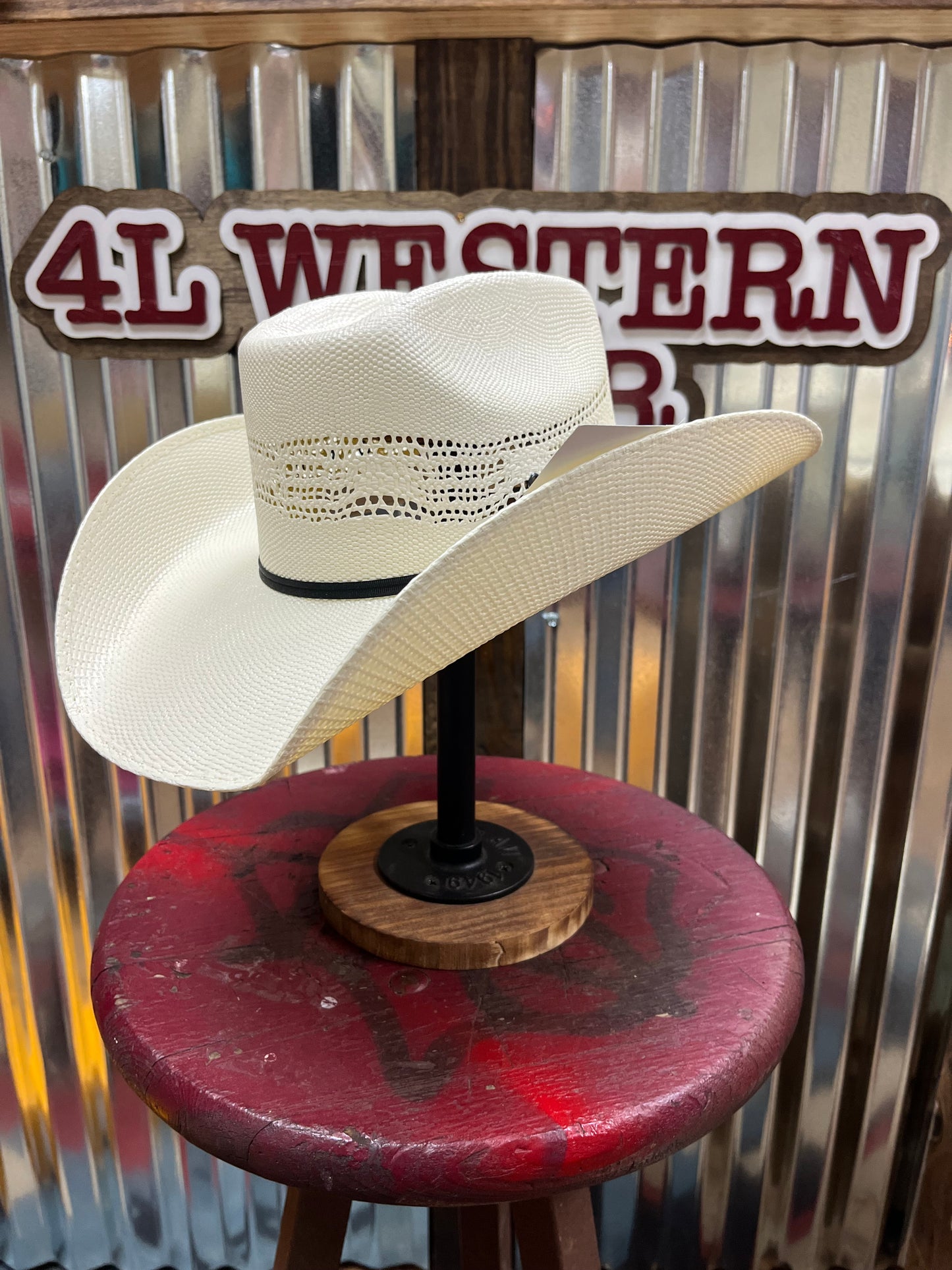 Youth Lonestar Hats - Brick crown with eyelets