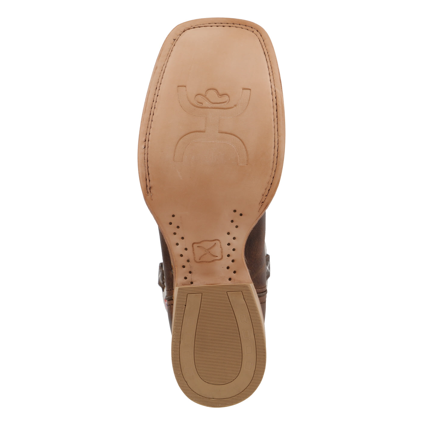 12" Hooey Boot - Brown & White