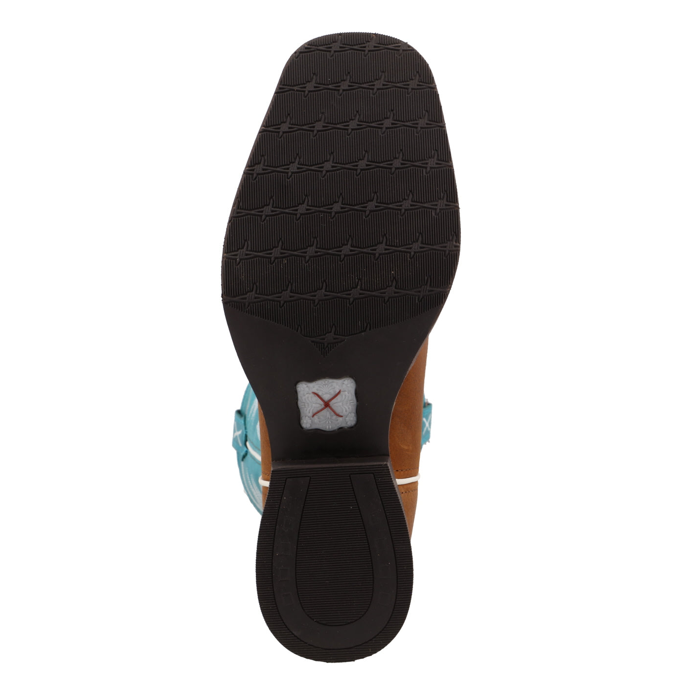 12" Hooey Boot - Gingerbread & Turquoise