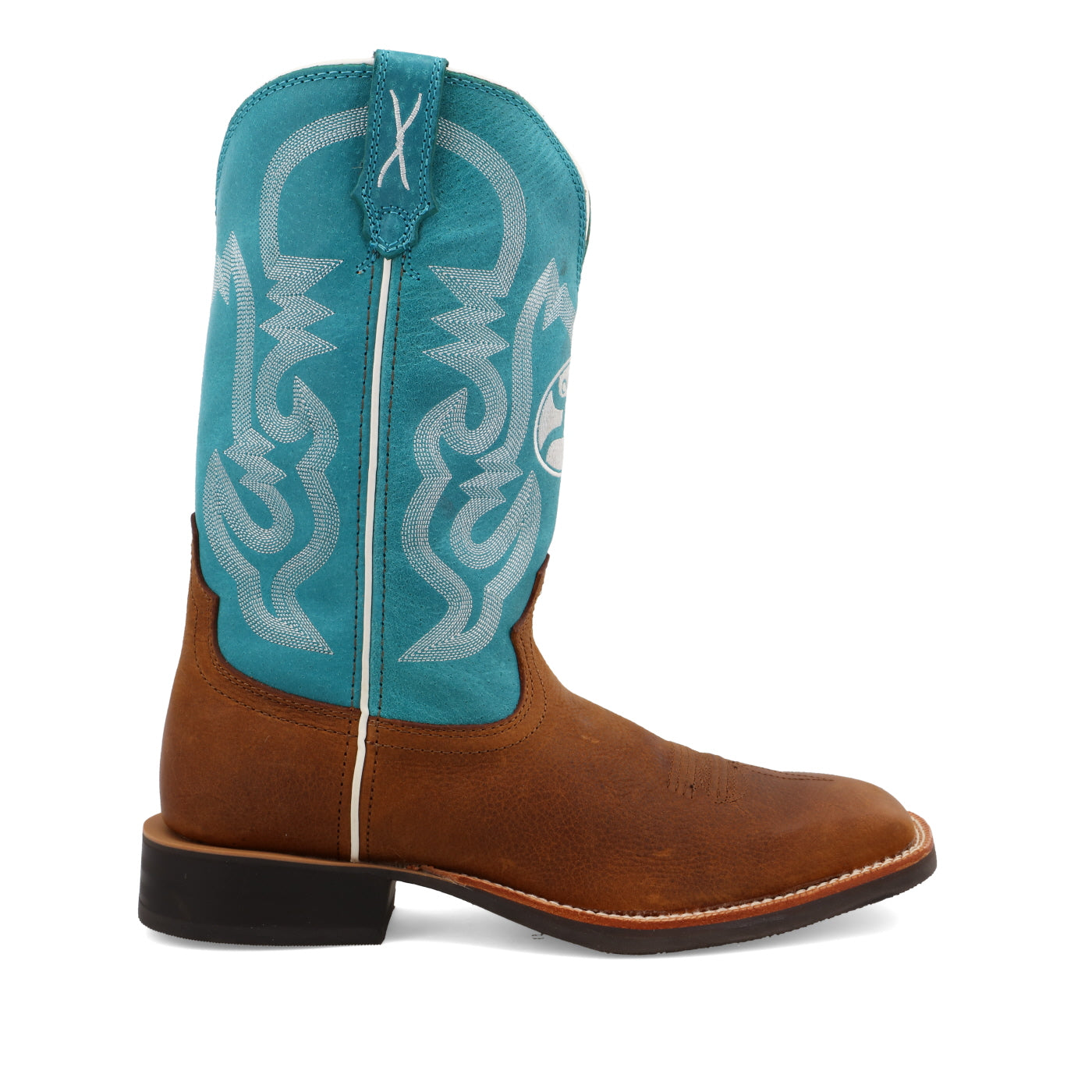 12" Hooey Boot - Gingerbread & Turquoise