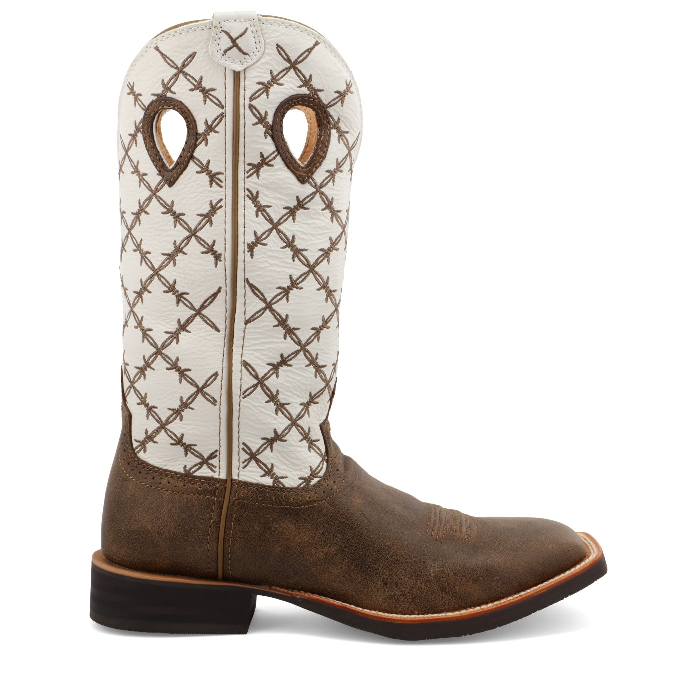 14" Ruff Stock - Bomber & White