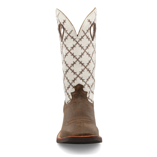 14" Ruff Stock - Bomber & White