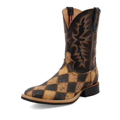 11" Ruff Stock - Ostrich & Black