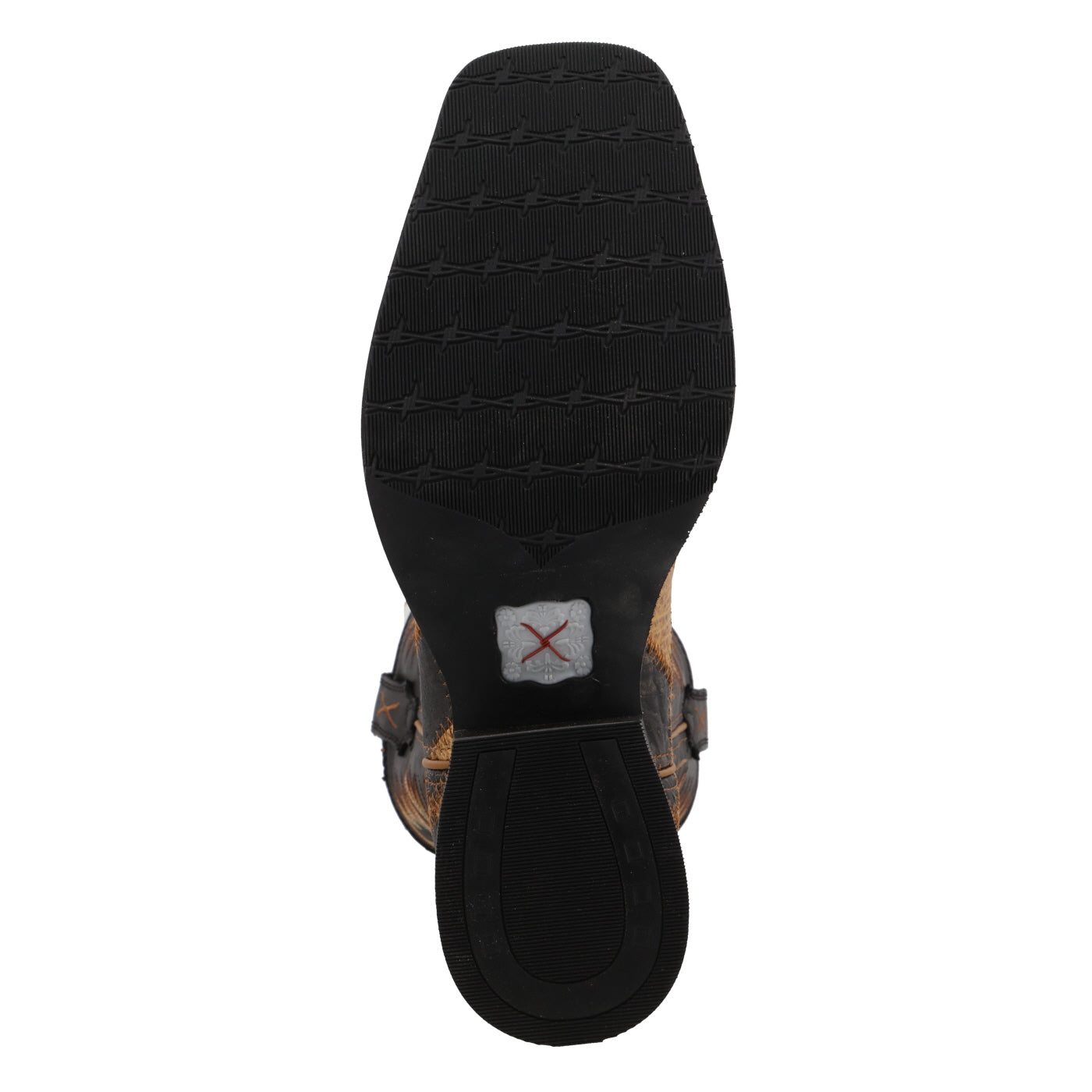 11" Ruff Stock - Ostrich & Black