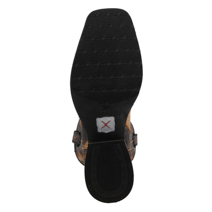 11" Ruff Stock - Ostrich & Black