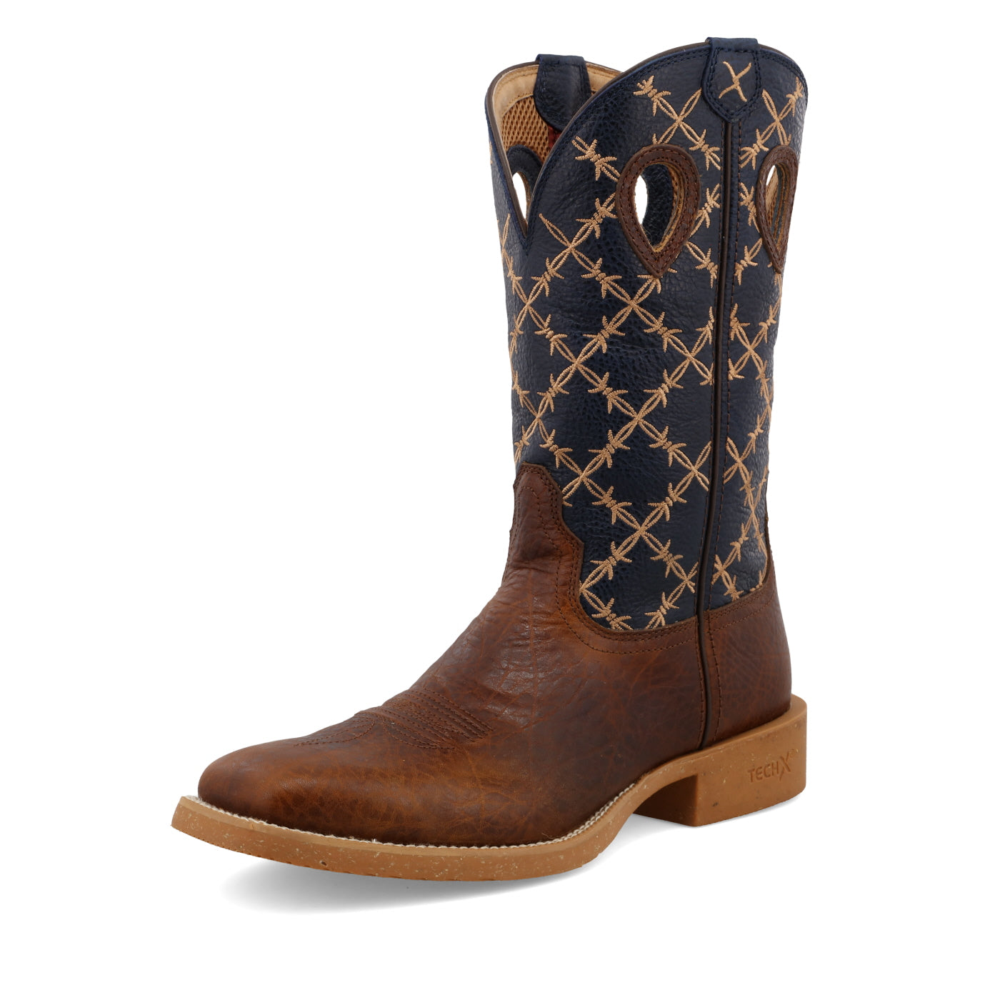 12" Tech X Boot - Rustic Brown & Navy