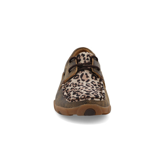 Boat Shoe Driving Moc - Distressed & Leopard