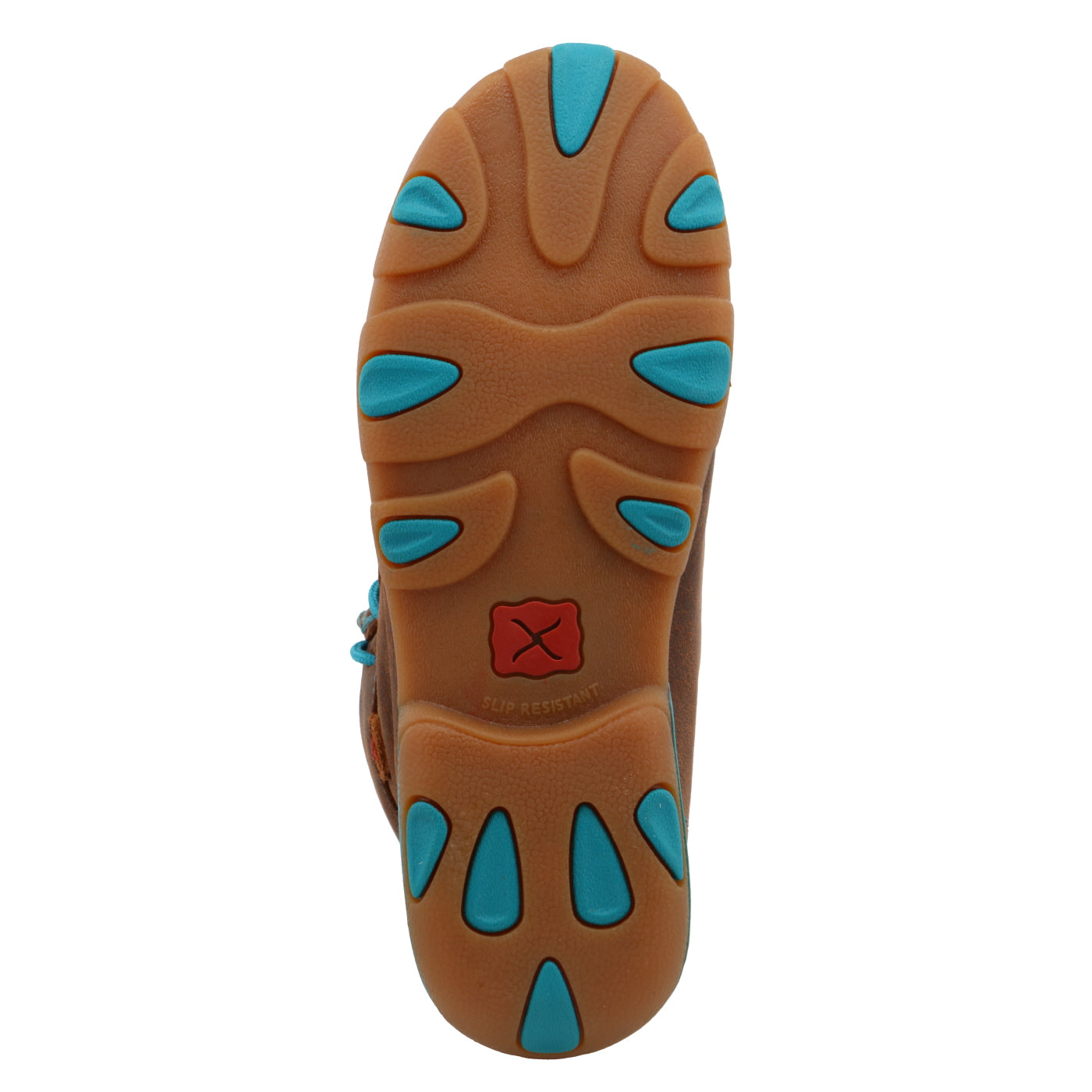 Chukka Driving Moc - Brown & Turquoise