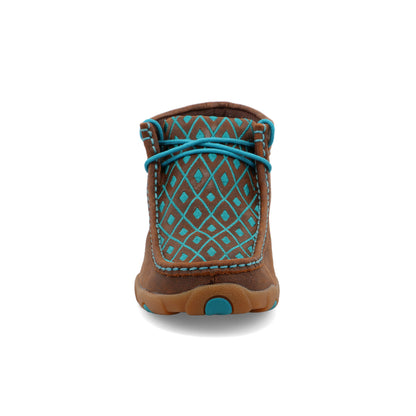 Chukka Driving Moc - Brown & Turquoise