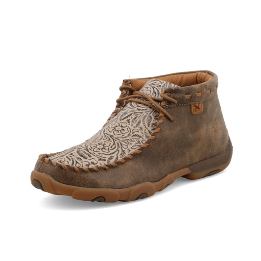 Chukka Driving Moc - Bomber & Nude Print