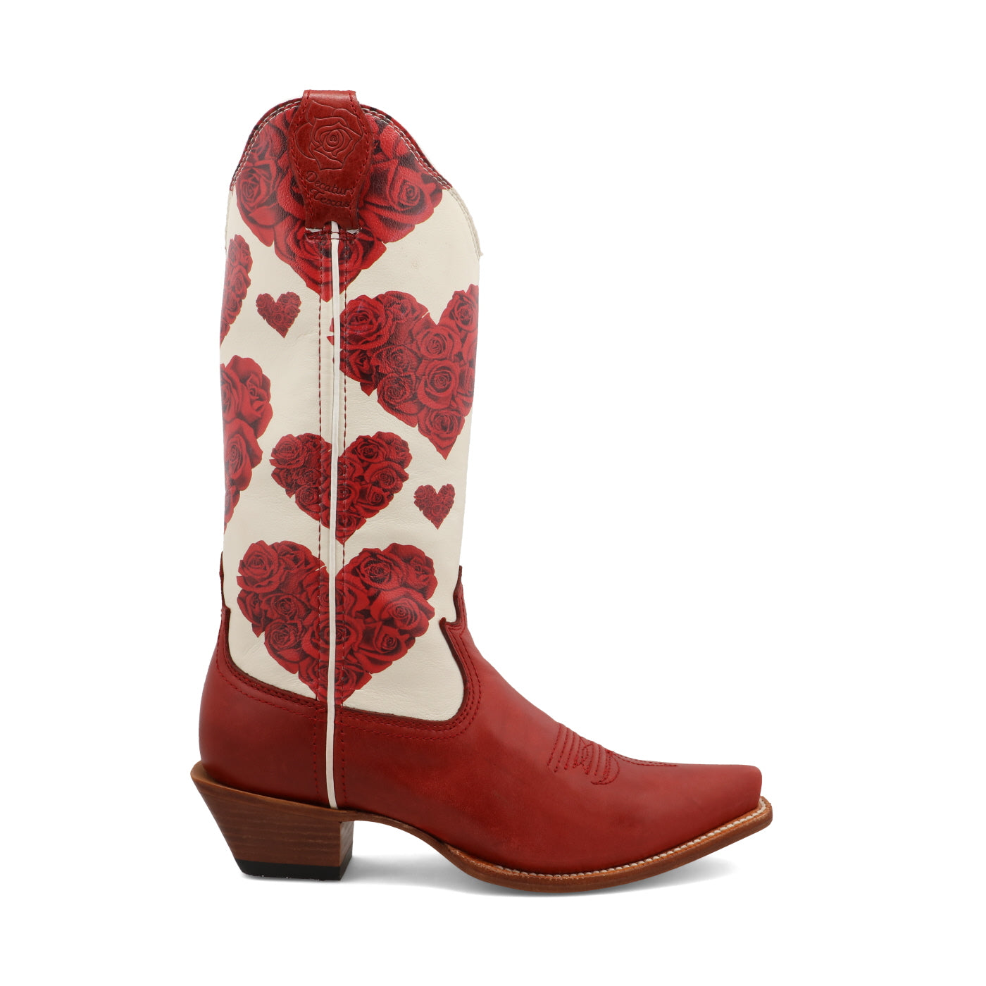 13" Steppin' Out - Cherry Red & Ivory