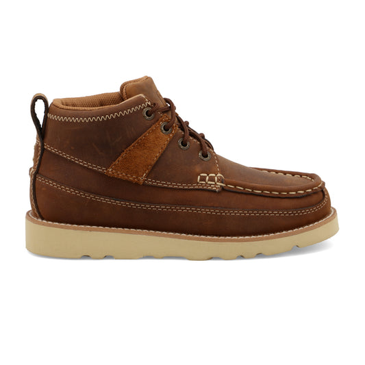Wedge Sole Boot - Oiled Saddle