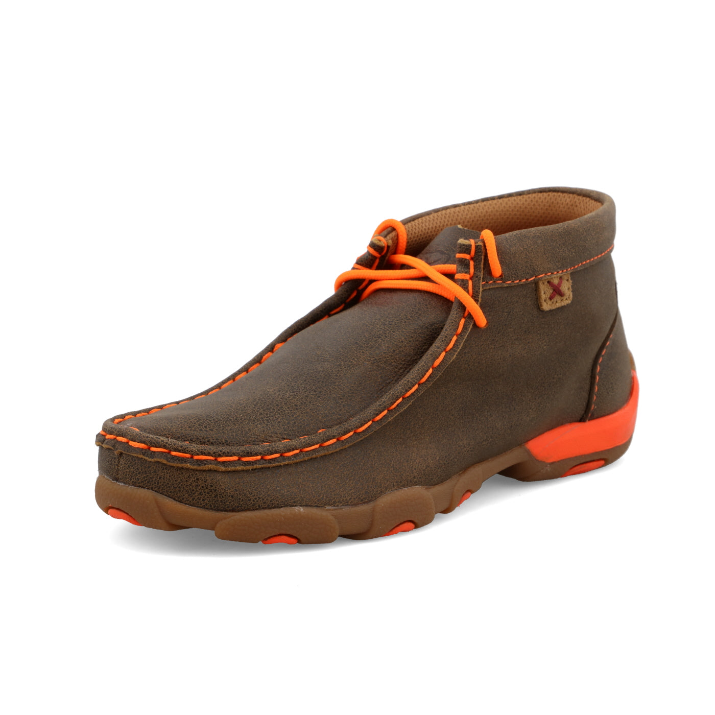 Chukka Driving Moc - Bomber & Neon Orange