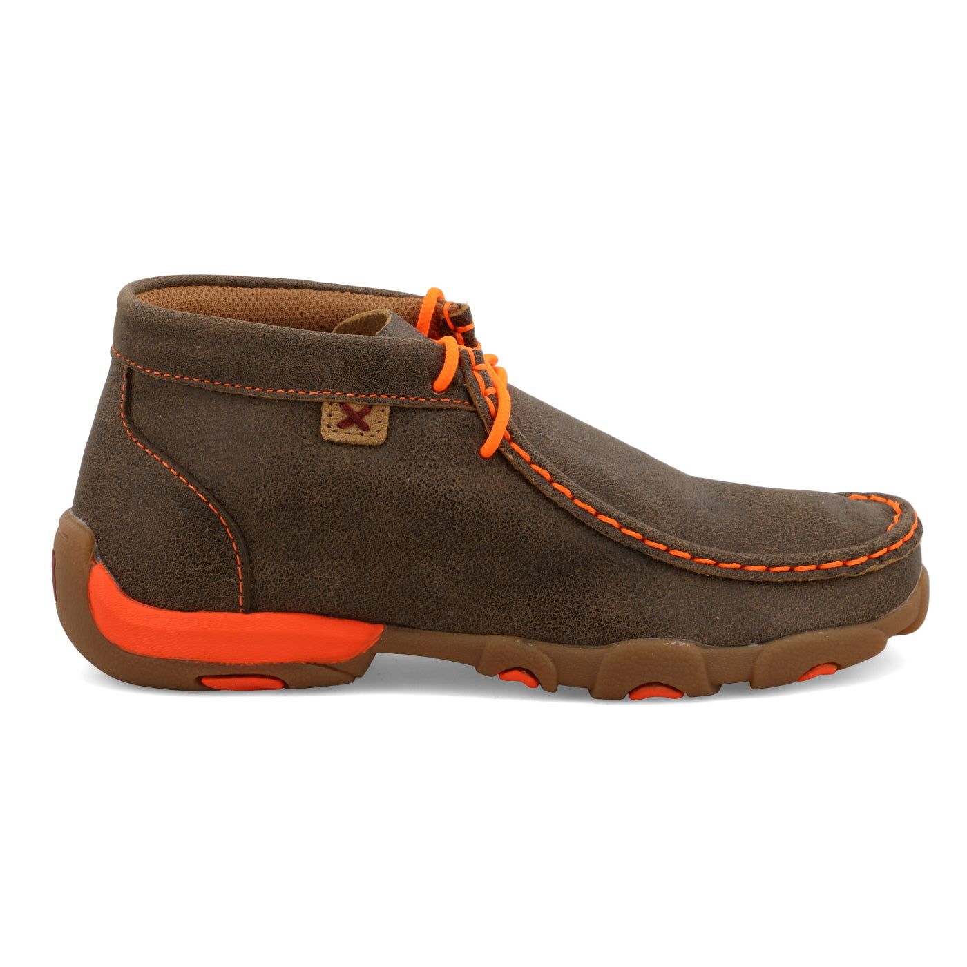 Chukka Driving Moc - Bomber & Neon Orange