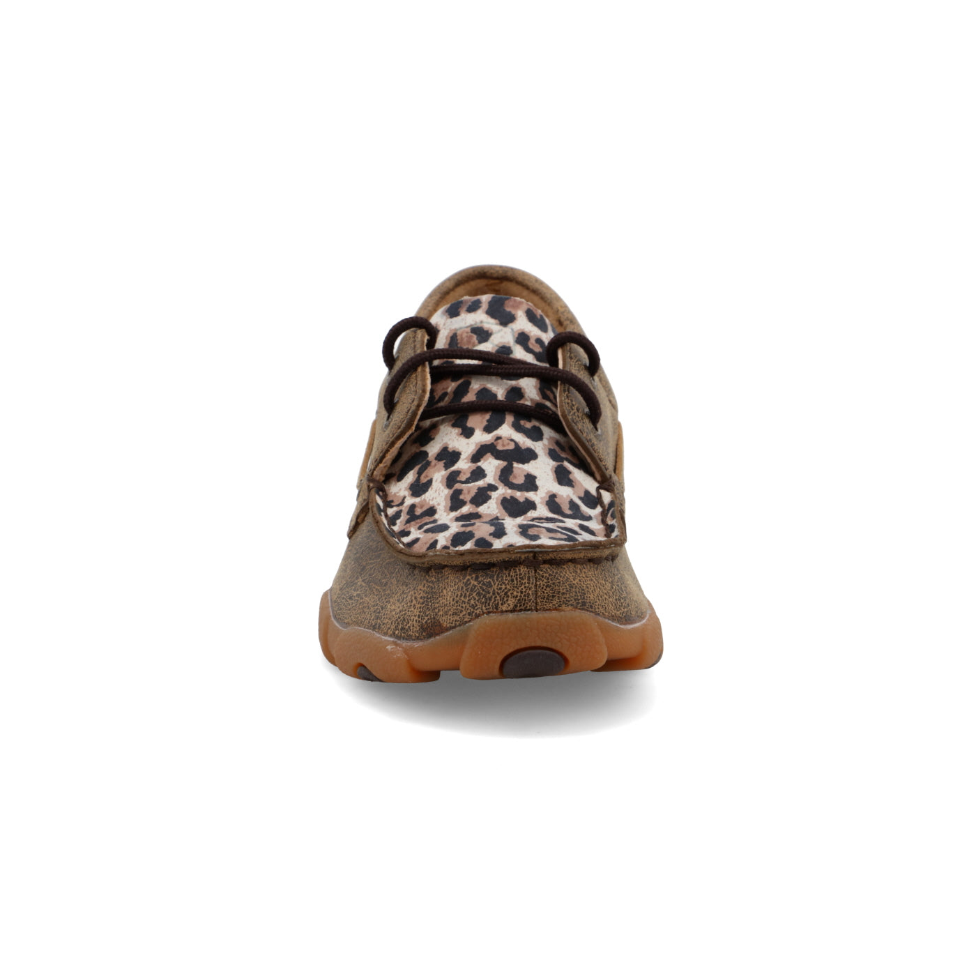 Boat Shoe Driving Moc - Distressed & Leopard