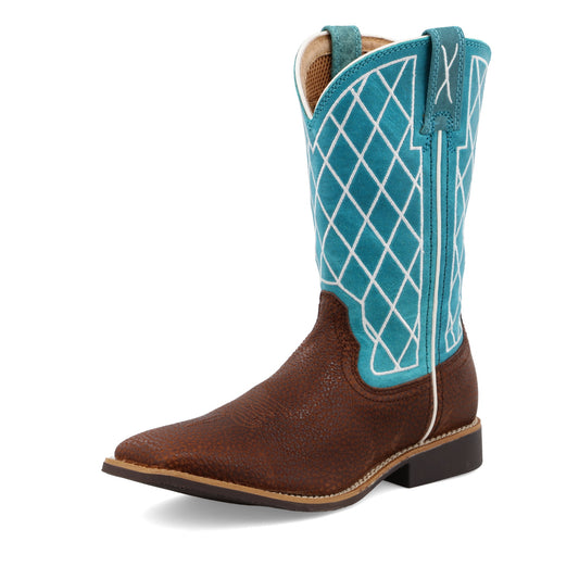 Top Hand - Distressed Saddle & Teal