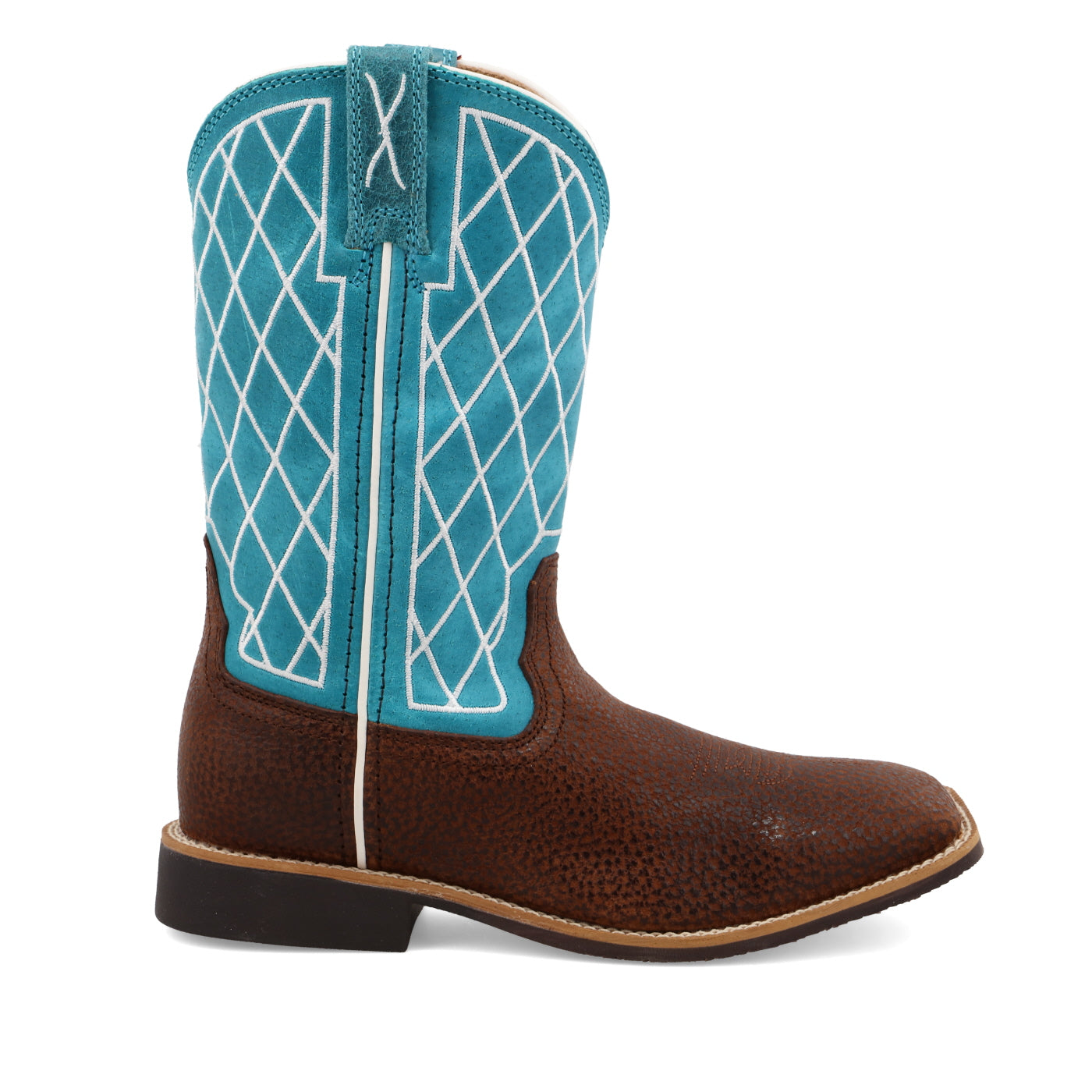 Top Hand - Distressed Saddle & Teal
