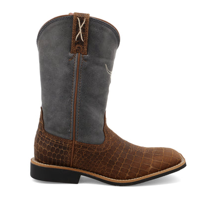 Top Hand - Chocolate & Dusty Blue