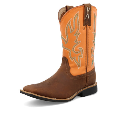 Top Hand - Tan & Orange