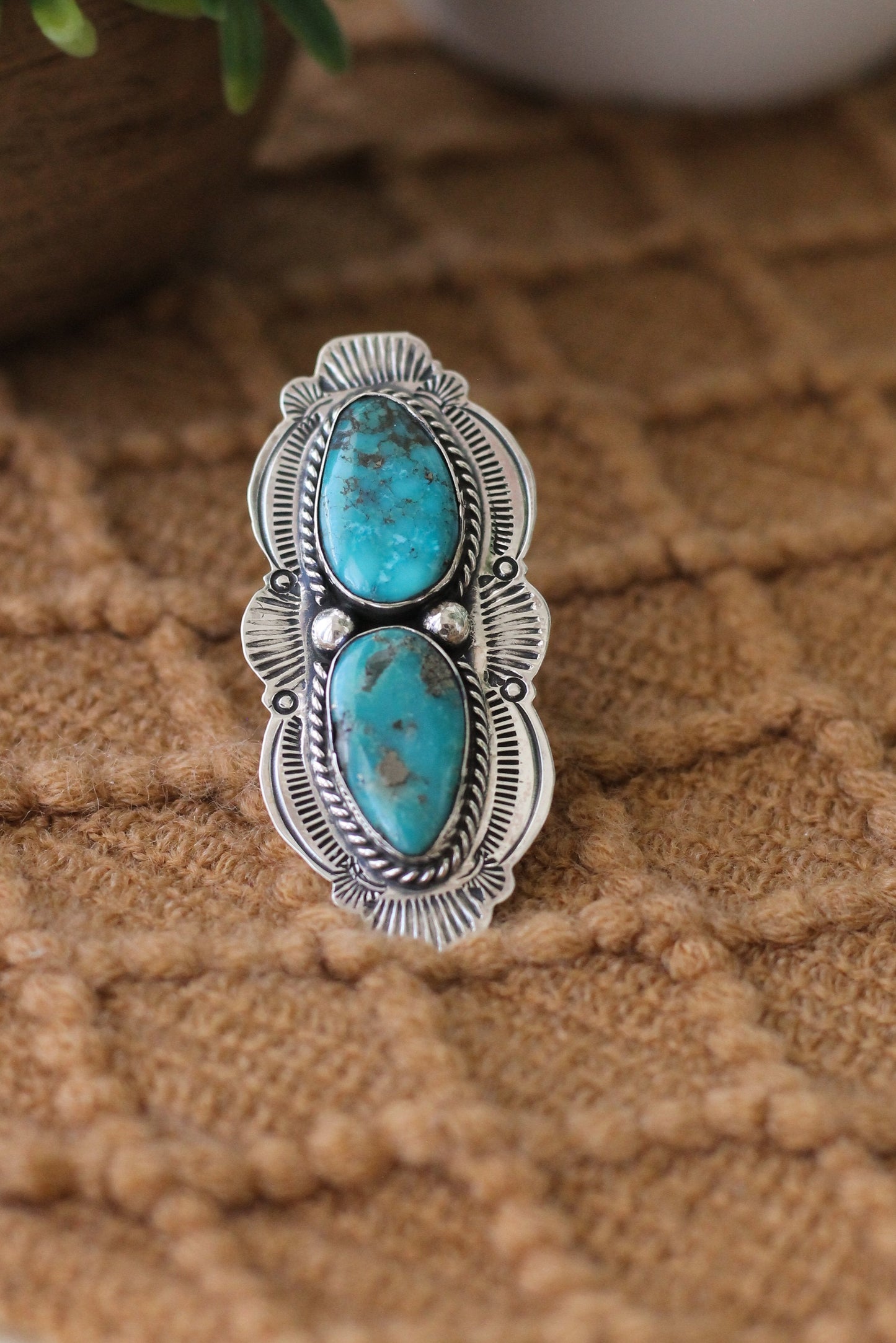 Betty J Kingman Turquoise Ring