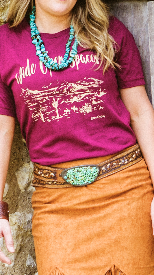 Turquoise nugget buckle