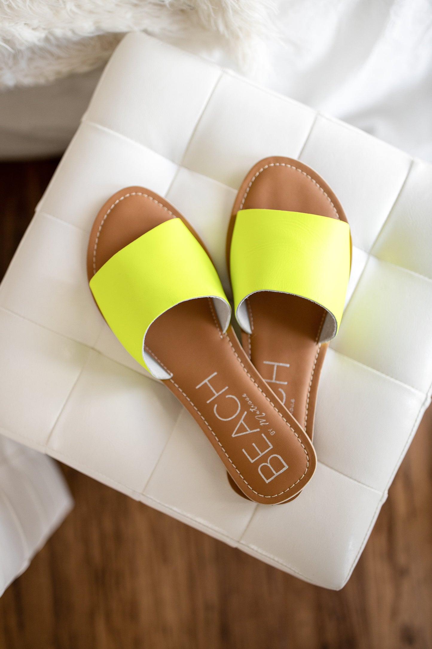 Matisse Cabana Sandal in Yellow Neon