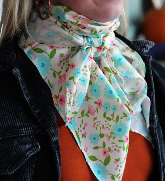 Vintage floral wild rag