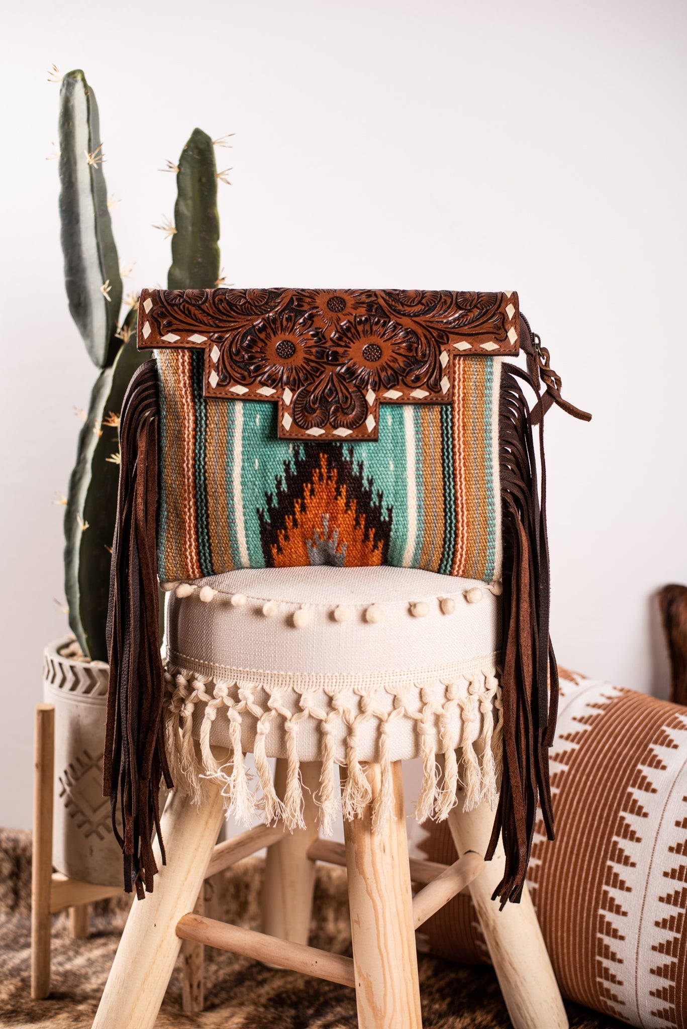 The Open Range Saddle Blanket Purse - Saloon