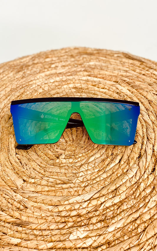 American Bonfire Kerosene Sunglasses in Turquoise