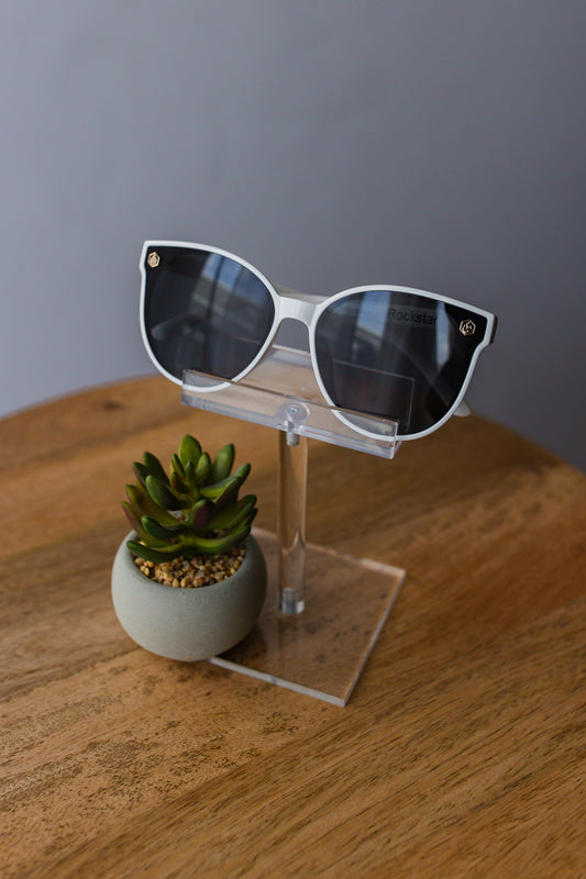 American Bonfire Rockstar Sunglasses in White