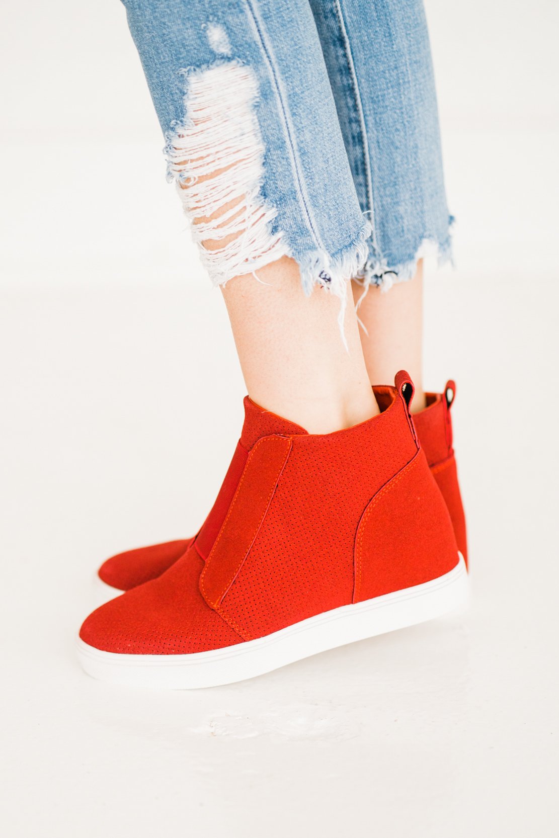 Corky's Killeen Sneaker in Red