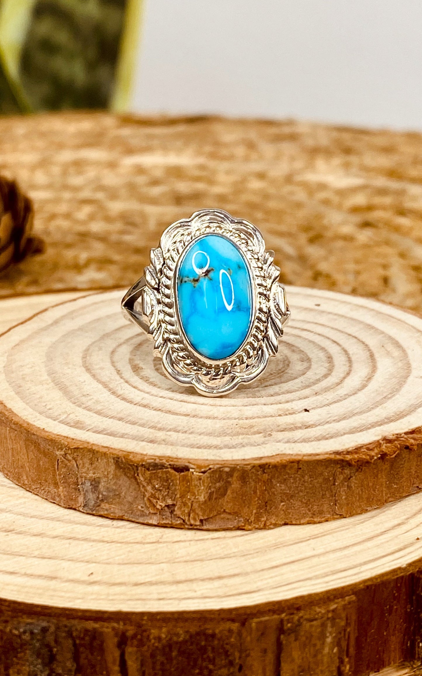 Virgil Chee Kingman Turquoise Ring