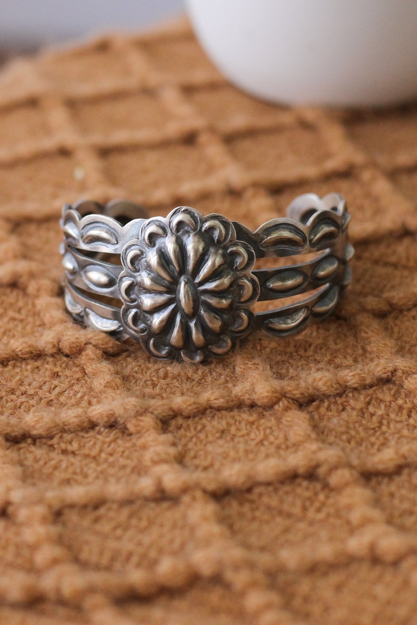 Tim Yazzie Silver Cuff