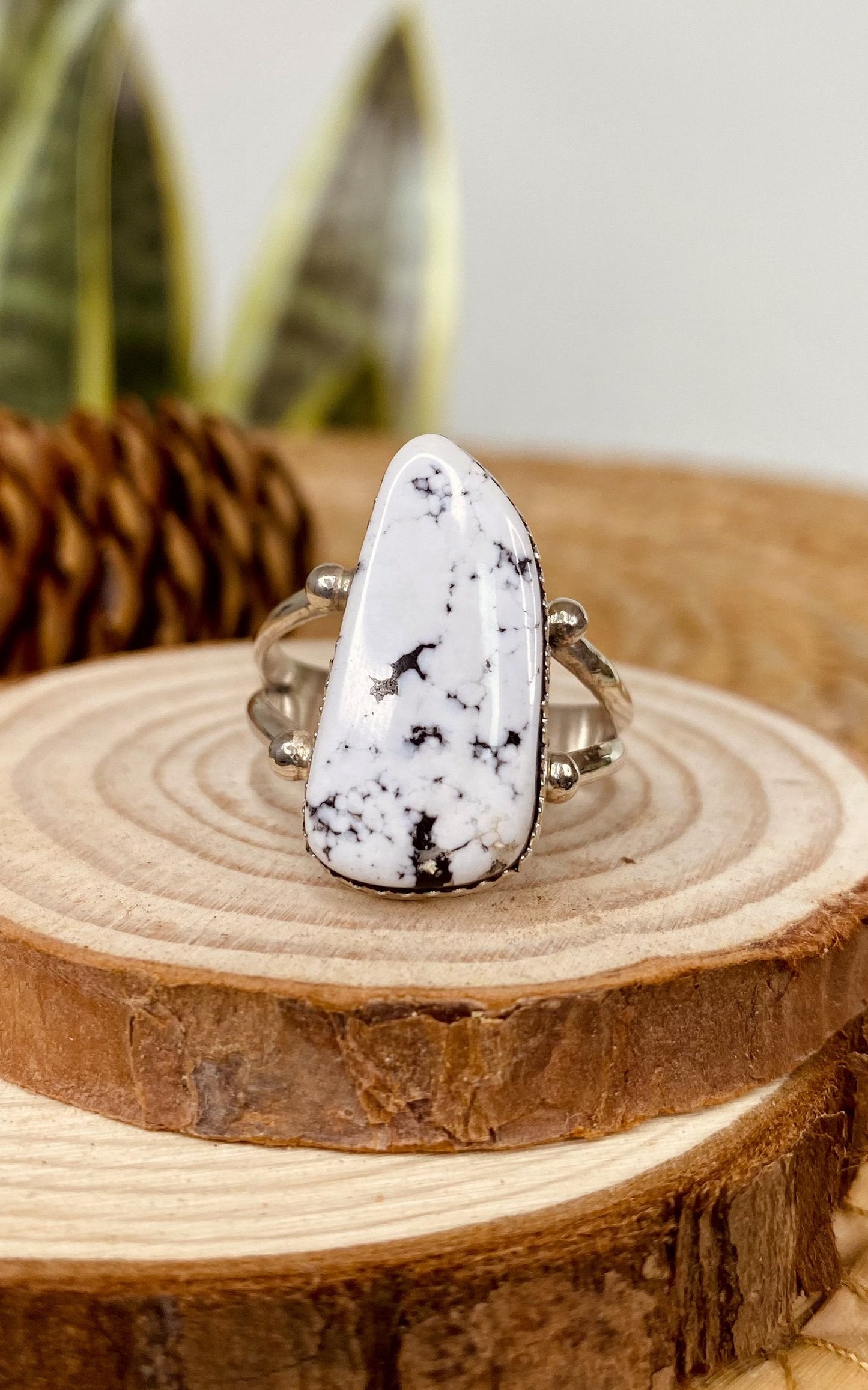 White Buffalo Ring by Eloise Kee