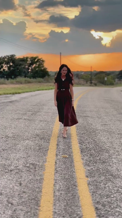 Fall Days Brown Dress